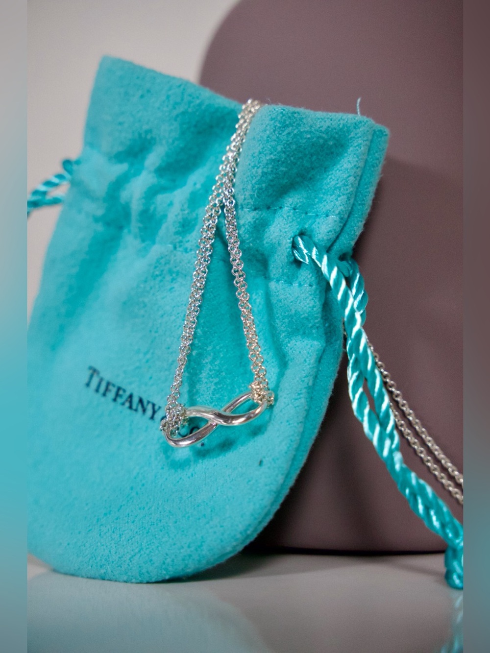 Sterling Silver Infinity Necklace by Tiffany & Co. - Picture 7 of 16